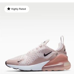 Nike Women's Air Max 270 in Soft Pink